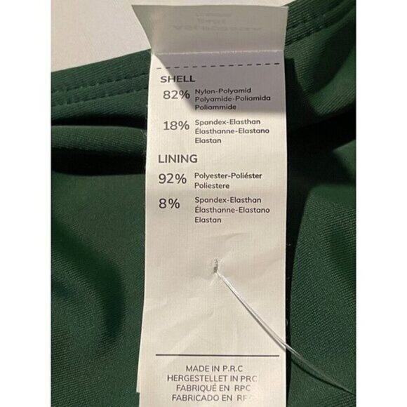 Cupshe Womens 1 Piece Swimsuit Large Green Ruched Tummy Control Adjustable Strap - Picture 8 of 9